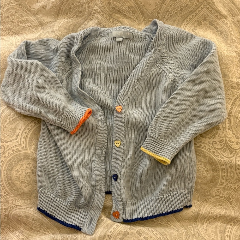 Hill House Light Blue Knit Sweater